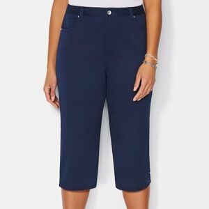 Catherines Deep Blue Capris